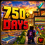 A legendary 750+ days hardcore world logo