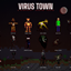 Virus Town (20 entitys so far) (made by bedrock.horror.po on tiktok (me) logo