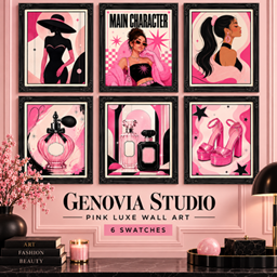 Genovia Wall Art • Pink Luxe Collection logo
