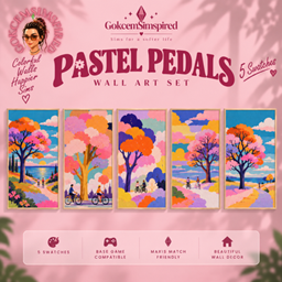 Pastel Pedals Painting project image
