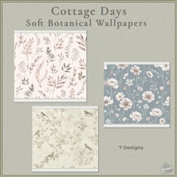 Cottage Days Soft Botanical Wallpapers project image