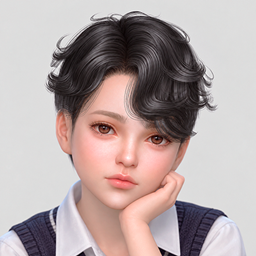 Korean child hair 205B project image