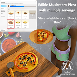 Edible Mushroom Pizza logo