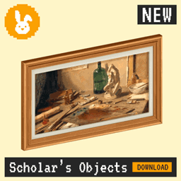 Raster Rabbit: Daily Drop - Scholar's Objects | SPACES OF STUDY Still Life Collection (3 New Paintings)