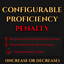 Configurable Proficiency Penalty logo