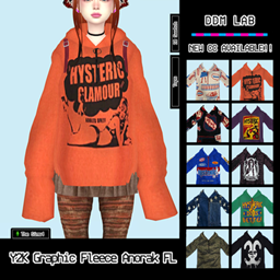 C / Y2K Graphic Fleece Anorak FL project image