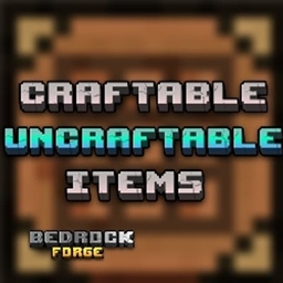 Craftable Uncraftable Items | Bedrock Port logo