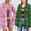 Grunge Checkered Shirt as Accessory [Female set] logo