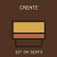 Create: Sit on Seats logo