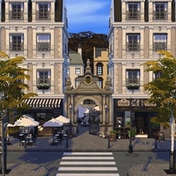 Street in Paris - Hotel, Restaurant, Nail Salon, Apartments | No CC project image