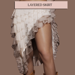 Layered Lace Skirt logo