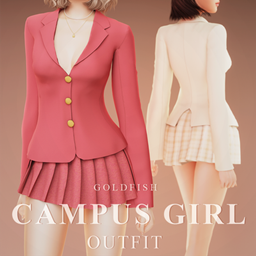 GoldFish Campus Girl Outfit logo