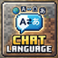 Chat language logo