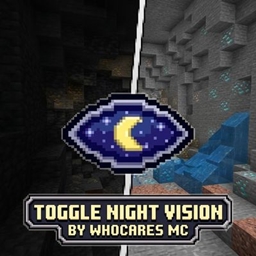 Toggle Night Vision By WhoCaresMC for Minecraft 1.21.93 — Shaders screenshot