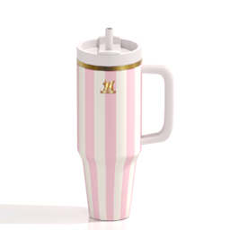 Drink Warm Tumbler Cup logo