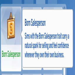 kiarasims Born Salesperson Trait / translation spanish by Monisims project image