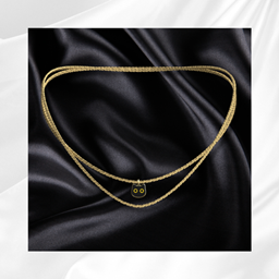 Black Cat Layered Necklace project image