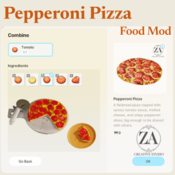 Pepperoni Pizza (Food Mod) project image