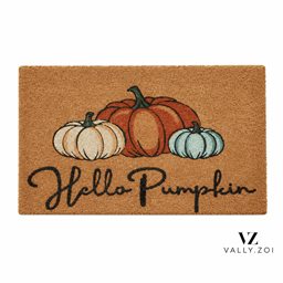Hello Pumpkin Door Mat [VZ] logo