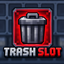 Simple Trash slot logo