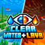 CLEAR WATER AND LAVA  BY BAKU logo