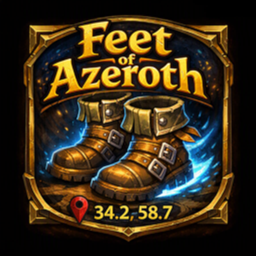 Feet of Azeroth: Coordinates & Pedometer logo