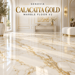 Genovia Flooring • Calacatta Gold Marble V2 logo