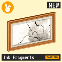 Raster Rabbit: Daily Drop - Ink Fragments | SPACES OF STUDY Abstract Collection (3 New Paintings)