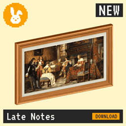 Raster Rabbit: Daily Drop - Late Notes | SPACES OF STUDY Genre Collection (3 New Paintings)