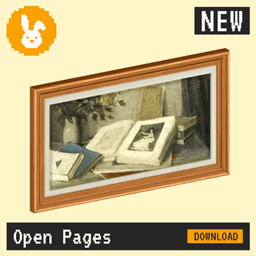 Raster Rabbit: Daily Drop - Open Pages | SPACES OF STUDY Still Life Collection (3 New Paintings)