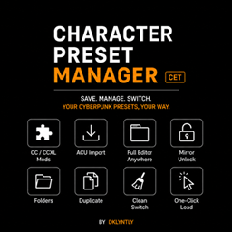 Character Preset Manager (CET) logo