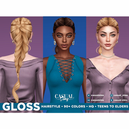 CasualSims - Gloss Hairstyle (No bangs) project image