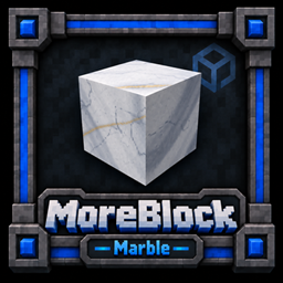 MoreBlock : Marble logo