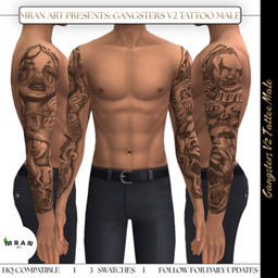 Gangsters V2 Tattoo Male project image