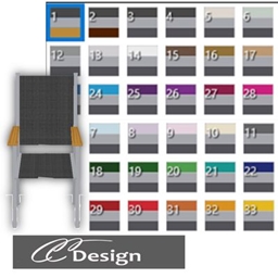 A garden chair in many colors project image