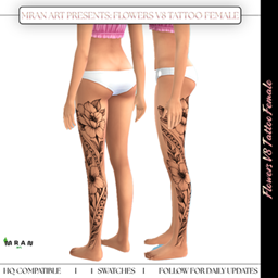 Flowers V8 Tattoo Female project image