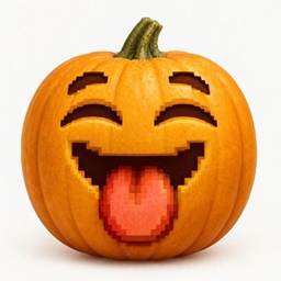 Clear Carved Pumpkin Overlay ~ logo
