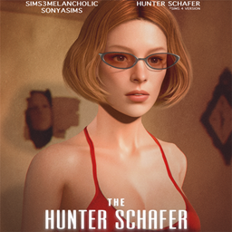 Hunter Schafer sim & CC genetics logo