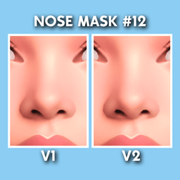 Overlay Nosemask #12 \\ V1 & V2 logo