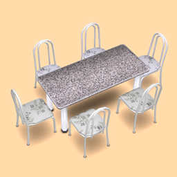 Brazilian Granite Dining Set logo