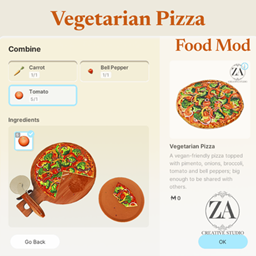 Vegetarian Pizza logo