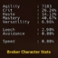 Broker CharacterStats logo