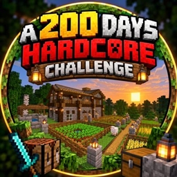 A 200 HARDCORE DAYS CHALLENGE BY MIGUEL KARLOS logo