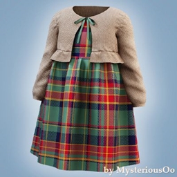 Toddler - Cozy plaid dress project image