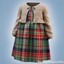 Toddler - Cozy plaid dress logo
