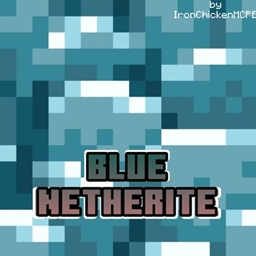 Blue Netherite by IronChickenMCPE logo