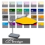 A parasol in many colors logo