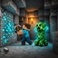 Minecraft but mining can be dangerous logo