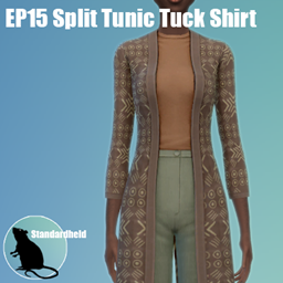 EP15 Split Tunic Tuck Shirt project image