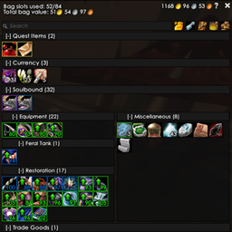 ElvUI Bag Categories logo